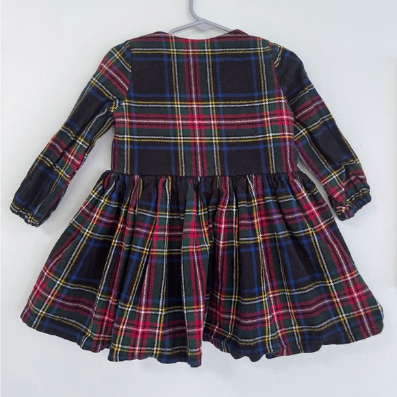 Small Shop Esther & Jo Handmade Holiday Flannel Dress 2/3 - Picture 9 of 9